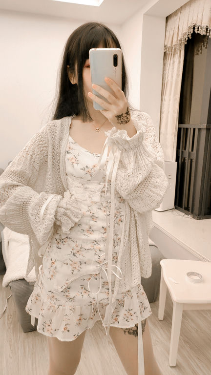 NO.16-温柔风连衣裙-15P【不呆猫】 - 蛙蛙写真-蛙蛙写真