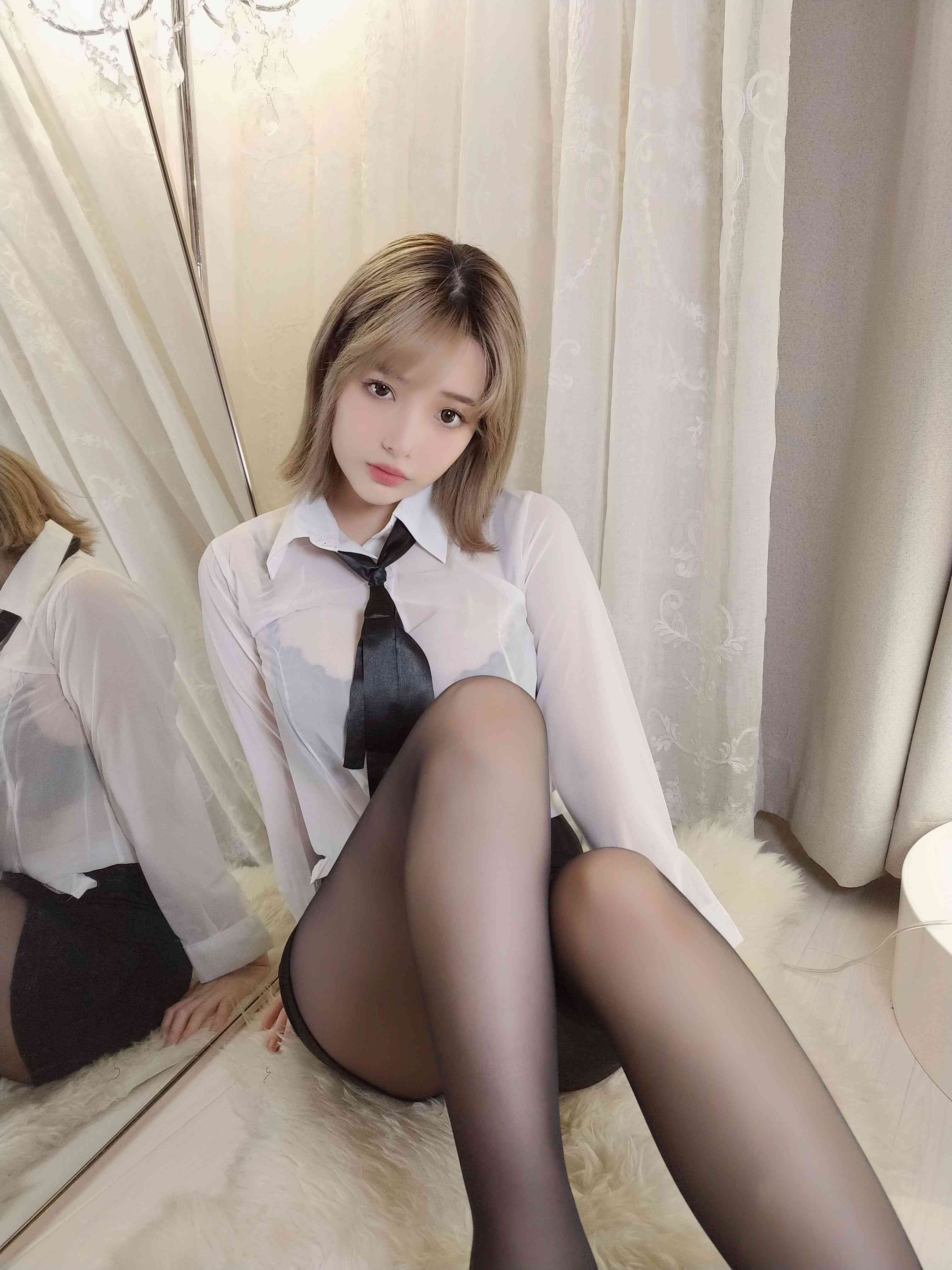 NO.110-《520特辑》白衬衫-30P【雯妹不讲道理】 - 蛙蛙写真-蛙蛙写真