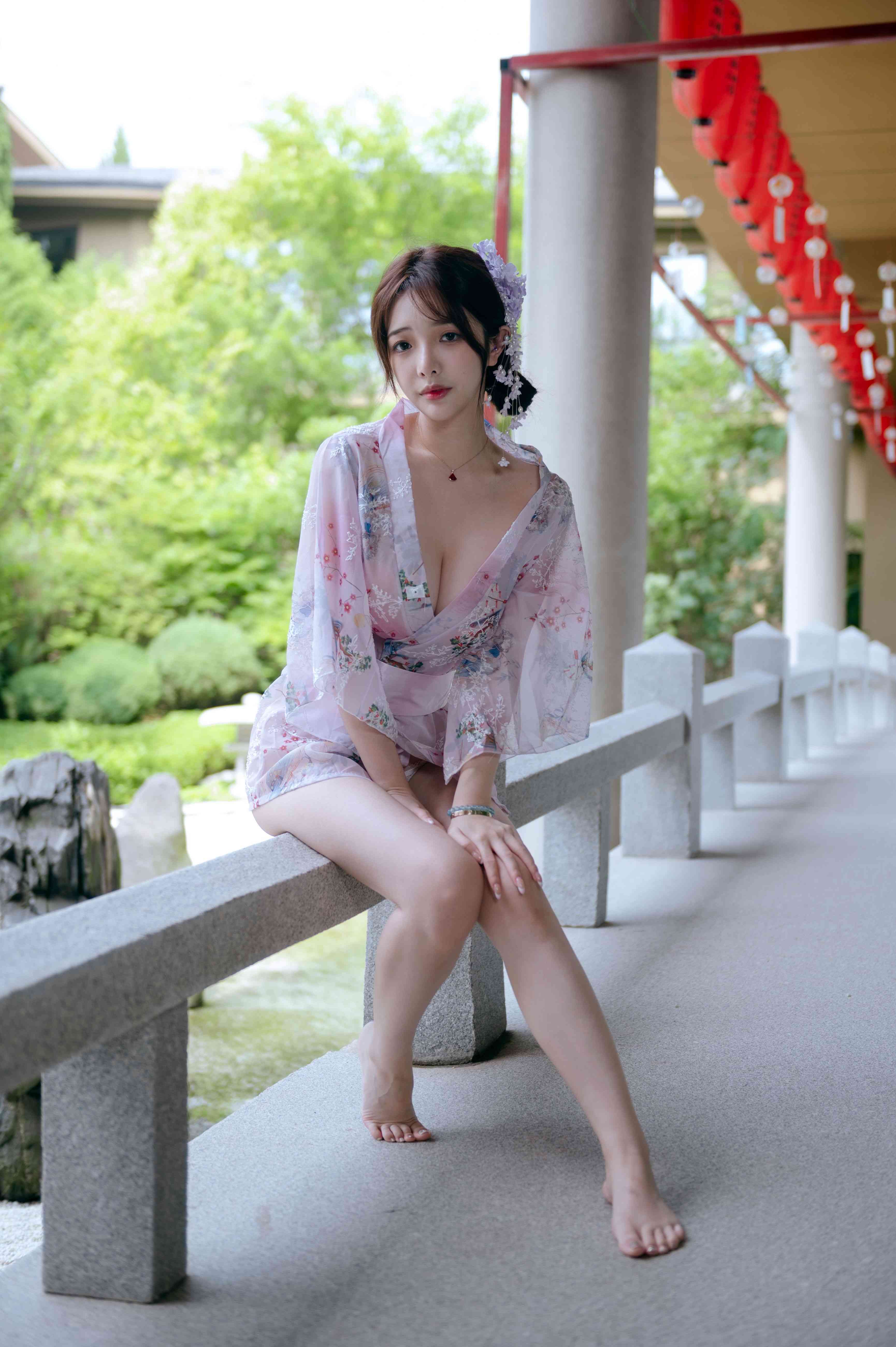 NO.145-和风庭院-68P【雯妹不讲道理】-蛙蛙写真