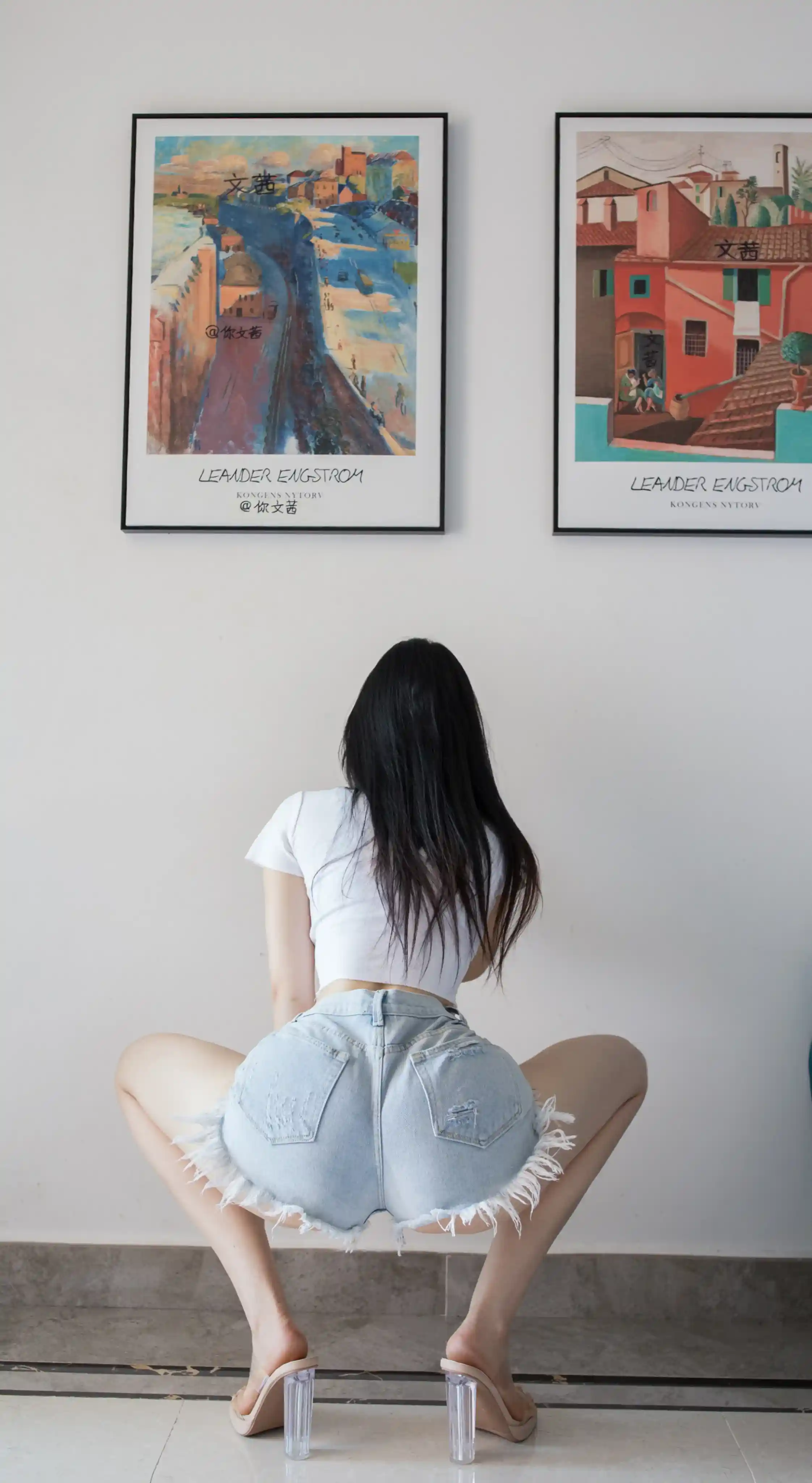 NO.1-牛仔短裤-13P【Cool文茜】 - 蛙蛙写真-蛙蛙写真