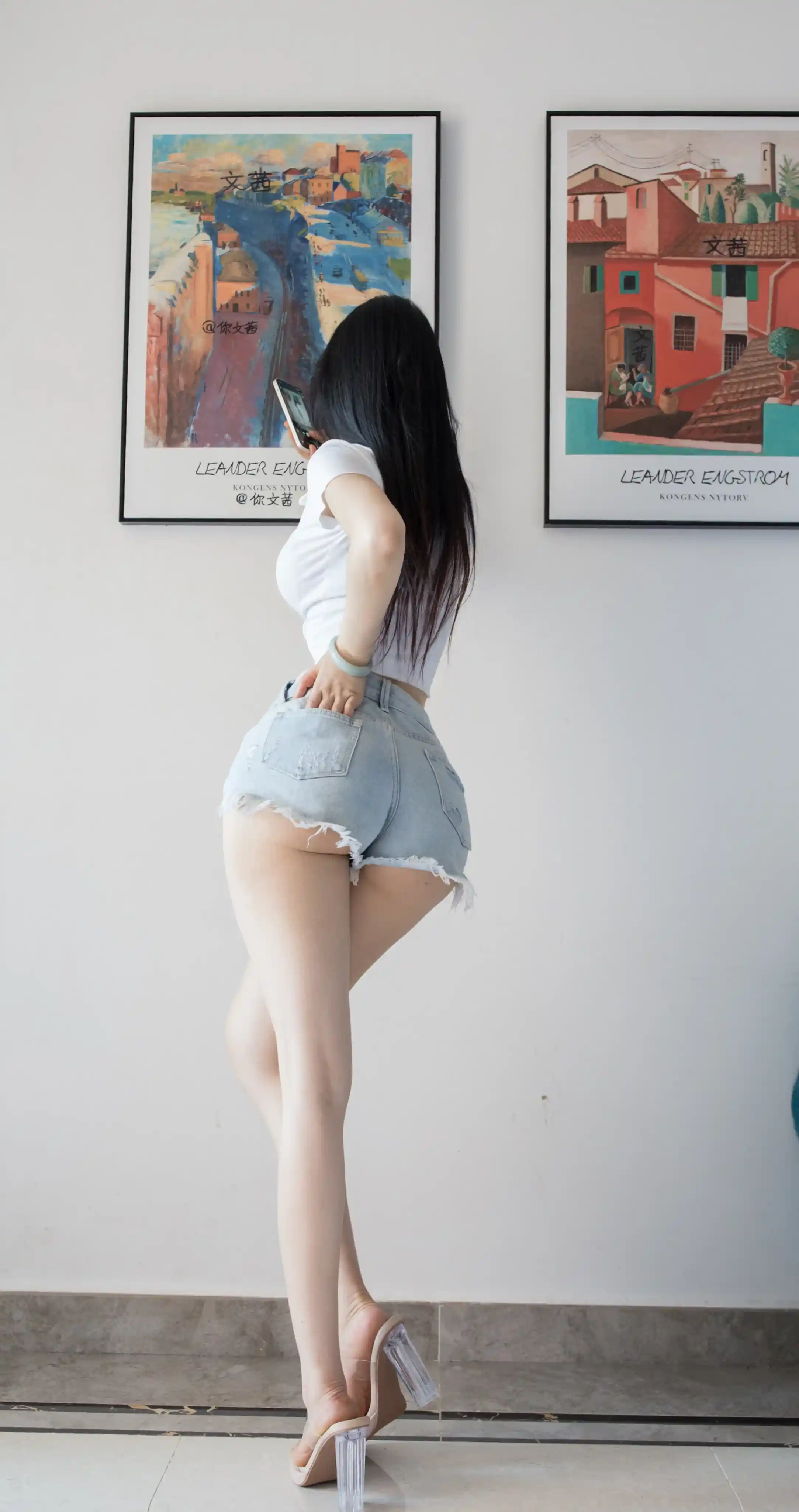 3 NO.1-牛仔短裤-13P【Cool文茜】