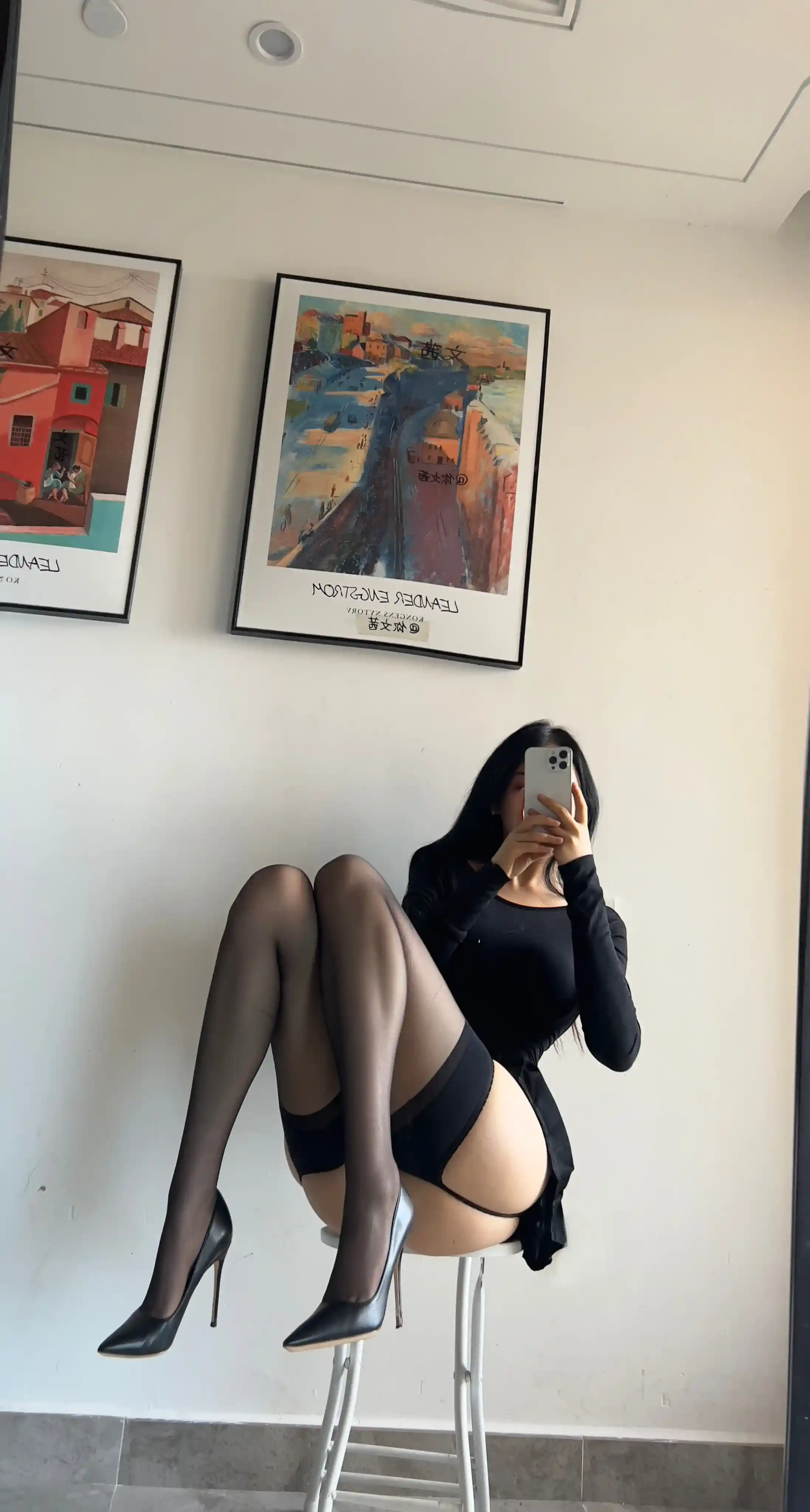 NO.13-吊带黑色-19P【Cool文茜】 - 蛙蛙写真-蛙蛙写真