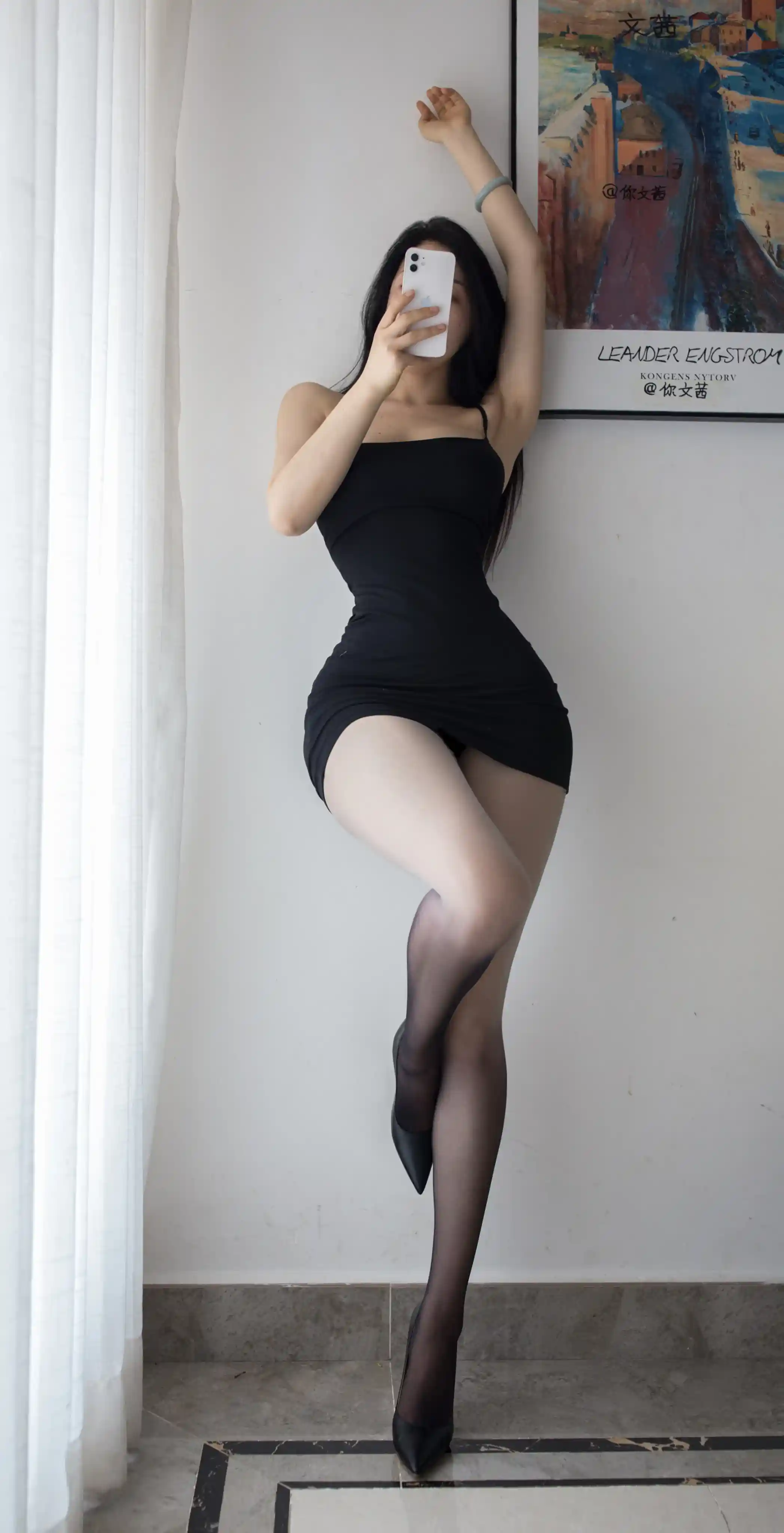 NO.14-画廊下的灰白渐变-11P【Cool文茜】 - 蛙蛙写真-蛙蛙写真